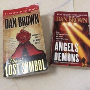 Bundle of 2 Paperback Books  Dan Brown